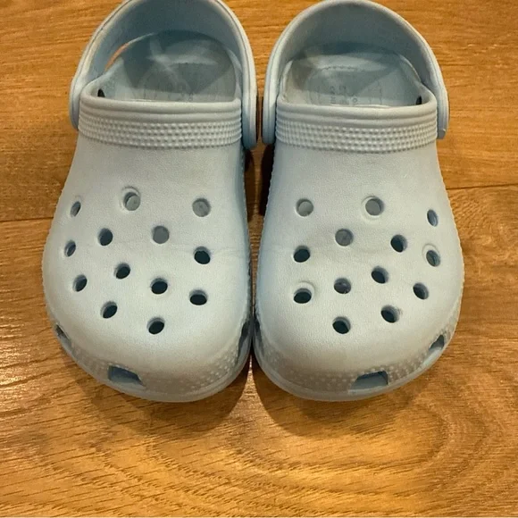 Crocs Toddler Light Blue Clogs Size 8 C - Picture 5 of 7